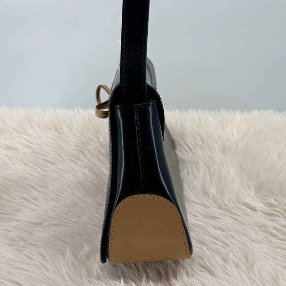 Ruby London Black Shoulder Bag Lace Up 90's Y2K Style Purse Trendy - Picture 3 of 9